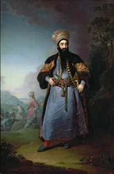 Ritratto di Murtaza-Kuli-Khan (m.1800) fratello di Aga-Mahommed, lo Scià di Persia, 1796